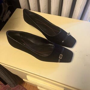 Kate spade kitten heels cordoroy shoes